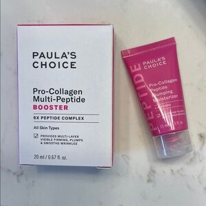 Paula's Choice Pro-Collagen Multi Peptide Booster + sample moisturizer